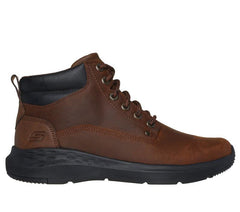 Men's Relaxed Fit Skechers 205175 Parson Ederic Boots - Brown