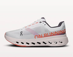 Men's Wide Fit On Cloudsurfer Next Wide Training Shoes - White/Flame
