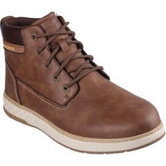 Men's Relaxed Fit Skechers 205235 Garlan Deno Waterproof Boots