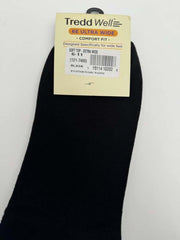 Mens Tredd Well 121-7490 Soft Top Cotton Wide Fit Crew Socks