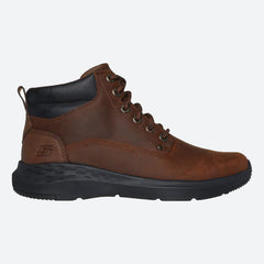 Men's Relaxed Fit Skechers 205175 Parson Ederic Boots - Brown