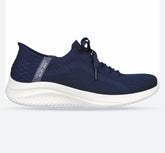 Women's Wide Fit Skechers 149710 Slip-ins Ultra Flex 3.0 Brilliant Path Trainers - Navy