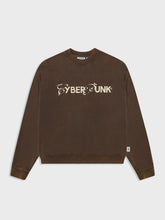 Alumes Cyber Punk Crewneck Sweater | Vintage Moss