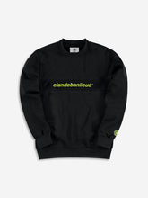 Banlieue Split Fabric Sweater | Black