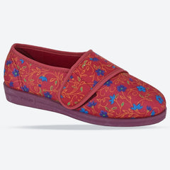 Womens Wide Fit Comfylux Sally Slippers