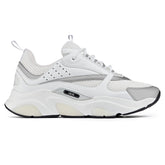 Dior B22 White Reflective Calfskin Trainer