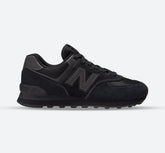 Men's Wide Fit New Balance ML574EVE Walking/Running Trainers - Exclusive - Black Width 4E