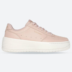 Women's Wide Fit Skechers 185110 Court Classics Grand 92 Be Lifted Trainers - Nude