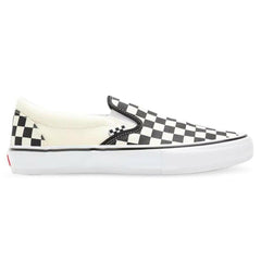Vans - Skate Slip On Checkerboard Shoes Black/Off White