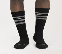 Vintage Stripe Cushioned Crew Socks