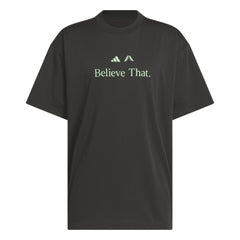 Adidas Ant Believe Tee Anthony Edwards Black Green JW4291
