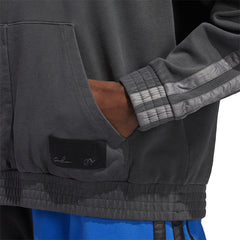 Adidas Basketball Men Daniel Patrick x James Harden Hoodie Black Linen FR5759