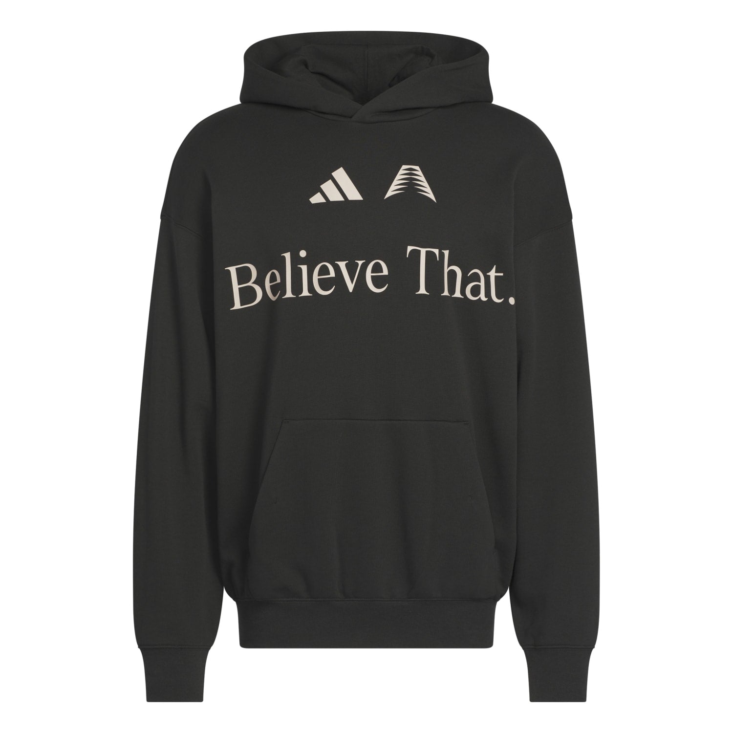 Adidas Men Anthony Edwards Believe That Hoodie Black JW4293