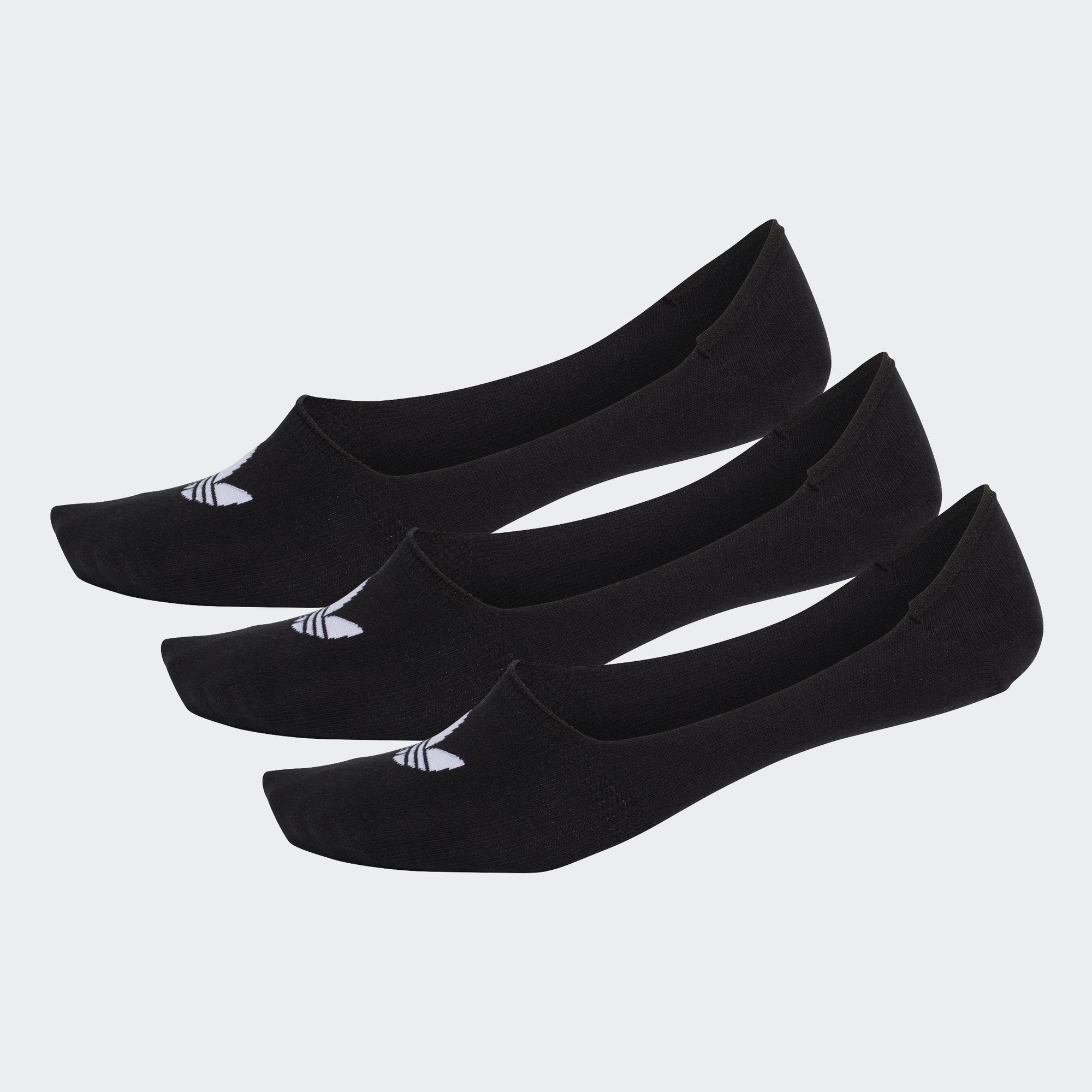 Adidas Originals No Show Socks 3 Pack Black Core DW4132