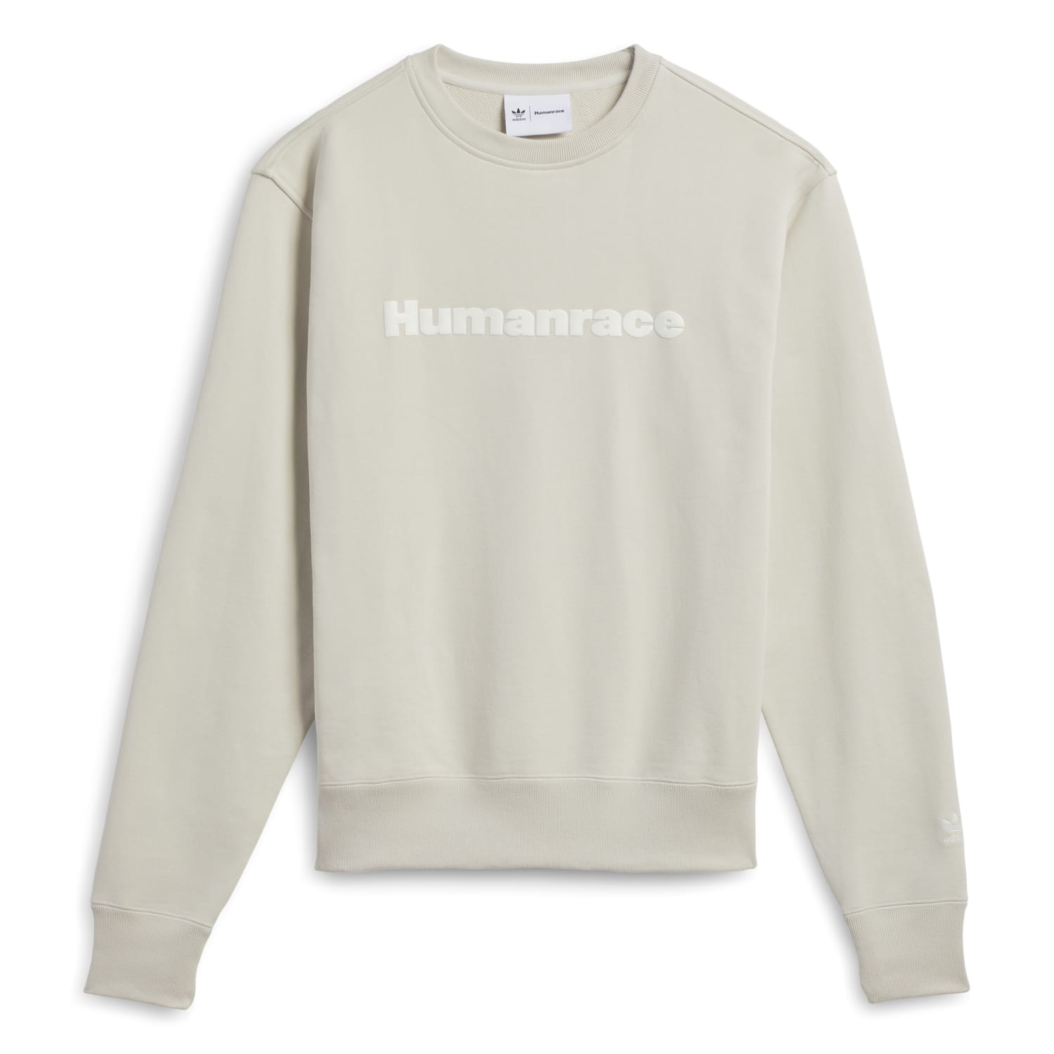 Adidas Originals Unisex PW Pharrell Williams Humanrace Basics Crew Aluminium HS4832