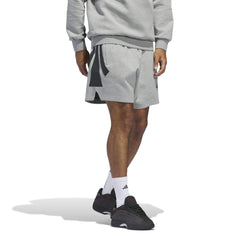Adidas Unisex Basketball Spacer Shorts Grey JD7467
