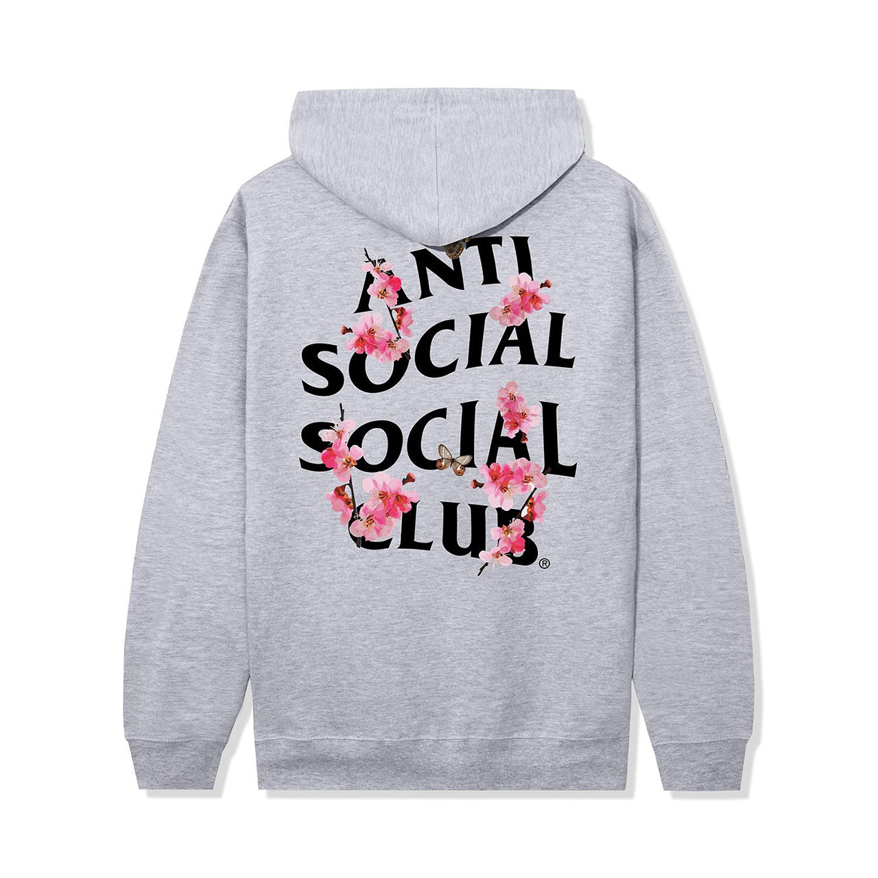 Anti Social Social Club Kkotch USA Made Hoodie Heather Grey