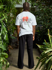 Arbor Antwerp Orange Poppy T-Shirt | White