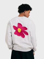 Arbor Antwerp Violet Crewneck Sweater | Grey