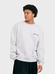 Arbor Antwerp Violet Crewneck Sweater | Grey