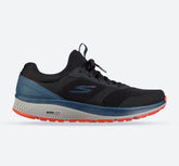 Men's Wide Fit Skechers 220102 GOrun Consistent Trainers - Black/Blue