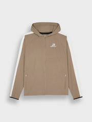 Banlieue Performance Hooded Tracktop | Taupe