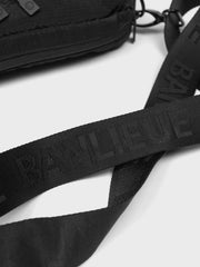 Banlieue Script Side Bag | Black