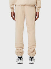Banlieue Script Sweatpants | Beige