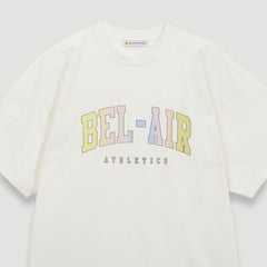 Bel-Air Athletics Men College T-Shirt Pastel White