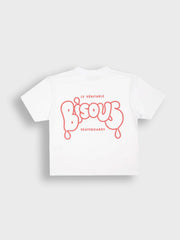 Bisous Skateboards Veritable T-Shirt Kids | White