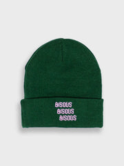 Bisous Skateboards X3 Beanie | Forest Green