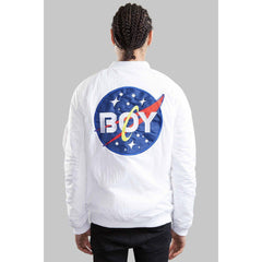 BOY LONDON BOY SPACE BOMBER JACKET WHITE BOYL1587-WHT