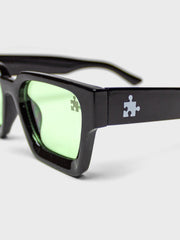 The Missing Piece Shades by Ricks Classic | Black/Green