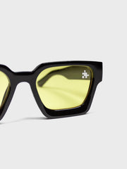 The Missing Piece Shades by Ricks Classic | Black/Yellow