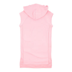 Champion Women's Reverse Weave Dress W/hood Embroidered Pink Bow WL779-579727-7CY