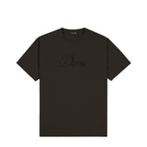Dime Cursive T-Shirt Vintage Black