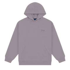 Dime Men Classic Small Logo Hoodie Plum Gray