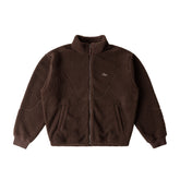 Dime Polar Fleece Sherpa Zip Brown