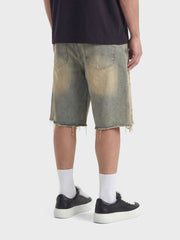 Don't Waste Culture Gaellor Denim Shorts | Pale Blue