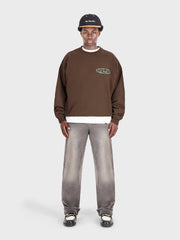 Don't Waste Culture Anira Crewneck Sweater | Brown