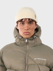 Don't Waste Culture Fisherman Beanie | Creme