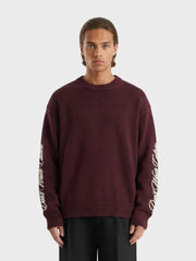 Don't Waste Culture Ionora Knitted Sweater | Burgundy
