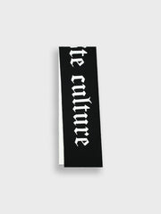 Don't Waste Culture Jacquard Scarf | Black/White