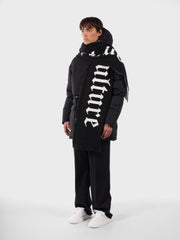 Don't Waste Culture Jacquard Scarf | Black/White