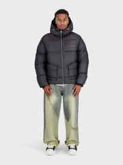 Don't Waste Culture Valida Puffer Jacket | Black