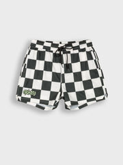 Grimey Bloodsucker Swimshorts | Black/White