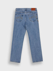 Grimey Planet Jeans | Washed Blue