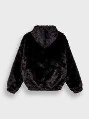 Grimey Royal Paw Faux Fur Jacket | Black