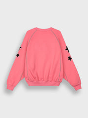 Grimey Tough Guys Crewneck Sweater | Pink