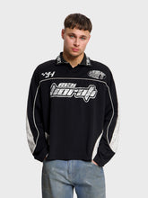 Horati Racing Longsleeve Polo | Black